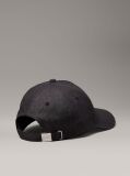 Black Linen Blend Cap  Women