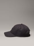 Black Linen Blend Cap  Women