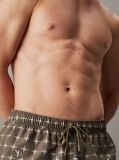 Green Short Drawstring Swim Shorts - CK Monogram  Men