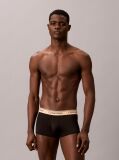 Black 3 Pack Low Rise Trunks - Microfibre Stretch  Men