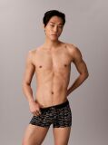 Black Low Rise Trunks - Graphic Monogram Microfibre Stretch  Men