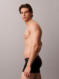 Black 3 Pack Low Rise Trunks - Icon Cotton Stretch  Men