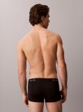 Black 3 Pack Low Rise Trunks - Icon Cotton Stretch  Men