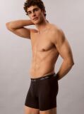 Black 3 Pack Boxer Briefs - Icon Cotton Stretch  Men