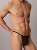 Black String Thong - Sculpt Lace  Men