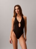 Black Plunge Swimsuit - CK Tailored  Women