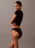 Black Low Rise Bikini Briefs - Icon Logo Lace  Women