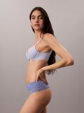 Blue Brazilian Briefs - Icon Logo Lace  Women