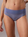 Blue Brazilian Briefs - Icon Logo Lace  Women