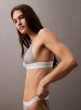 Grey Triangle Bra - Cotton Modal Rib  Women