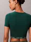 Green Shapewear Short Sleeve Top - Icon  Women