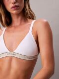 White Unlined Triangle Bra - Heritage Cotton Stretch  Women