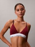 Κόκκινο Τριγωνικό Bralette Με Ελαφριά Επένδυση - Icon Cotton Modal  Γυναίκα