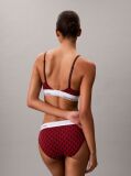 Κόκκινο Τριγωνικό Bralette Με Ελαφριά Επένδυση - Icon Cotton Modal  Γυναίκα