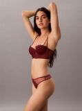 Red Thong - CK Black Floral Lace  Women
