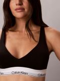 Black Push Up Triangle Bra - Icon Cotton Modal  Women