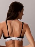 Black Push Up Triangle Bra - Icon Cotton Modal  Women