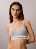 Grey Lift Bralette - Icon Cotton Script  Women
