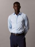 Blue Regular Fit Essential Poplin Shirt  Men