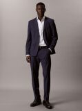 White Slim Cotton Stretch Collar Shirt  Men