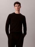 Black Cotton Jumper  Men