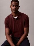 Brown Cotton Piqué Polo Shirt  Men