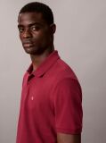 Red Cotton Piqué Polo Shirt  Men