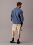 Beige Soft Twill Chino Shorts  Men