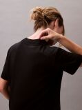Black Lyocell Mock Neck T-Shirt  Women