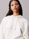 White Terry Cotton Sweatshirt  Women