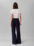 Blue Relaxed Straight Chino Trousers  Women