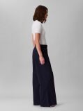 Blue Relaxed Straight Chino Trousers  Women