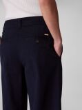 Blue Relaxed Straight Chino Trousers  Women