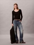 Black Scoop Neck Top  Women