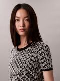 Black Knit Cap Sleeve Baby Tee  Women