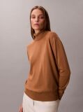 Brown Merino Roll Neck Jumper  Women