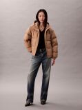 Brown 2-in-1 Down Puffer Jacket  Women