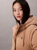 Brown 2-in-1 Down Puffer Jacket  Women