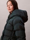 Green Shine Wrap Puffer Jacket  Women