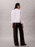 Black Faux Leather 5-Pocket Trousers  Women