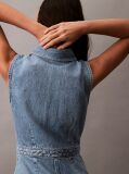 Denim Αμάνικο Denim Μίνι Φόρεμα  Γυναίκα