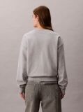 Grey Cropped Monogram Sweatshirt  Women