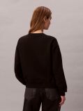 Black Cropped Monogram Sweatshirt  Women