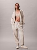 Beige Relaxed Monogram Joggers  Women