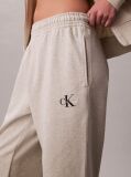 Beige Relaxed Monogram Joggers  Women