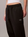 Black Relaxed Monogram Joggers  Women