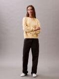 Yellow Relaxed Cotton Terry Sweatshirt  Women