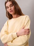 Yellow Relaxed Cotton Terry Sweatshirt  Women
