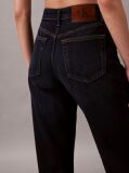 Black High Rise Straight Jeans  Women