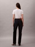 Black High Rise Straight Jeans  Women